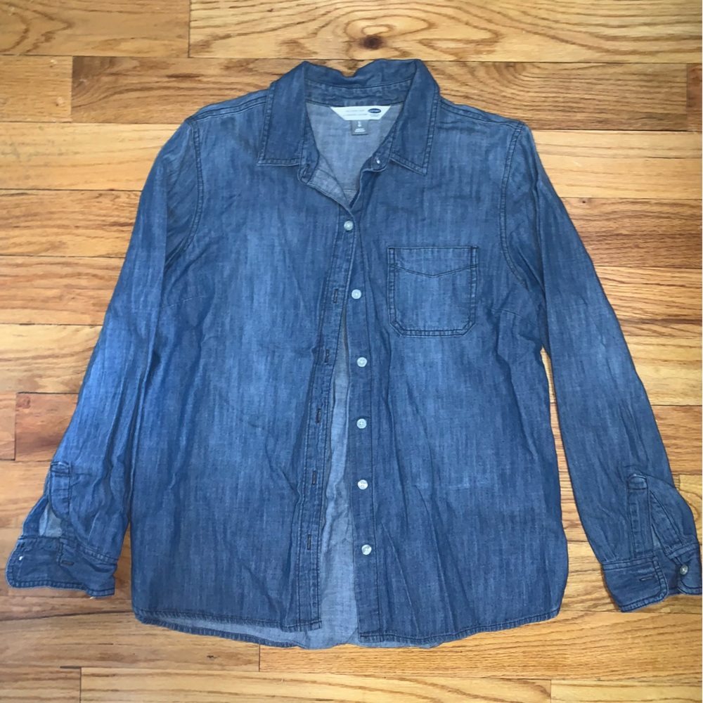 Old navy denim button up